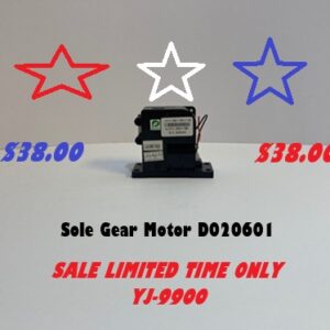 SOLE E25 E35 E95 ELLIPTICAL - GEAR MOTOR - #D020601 (YJ-9900)